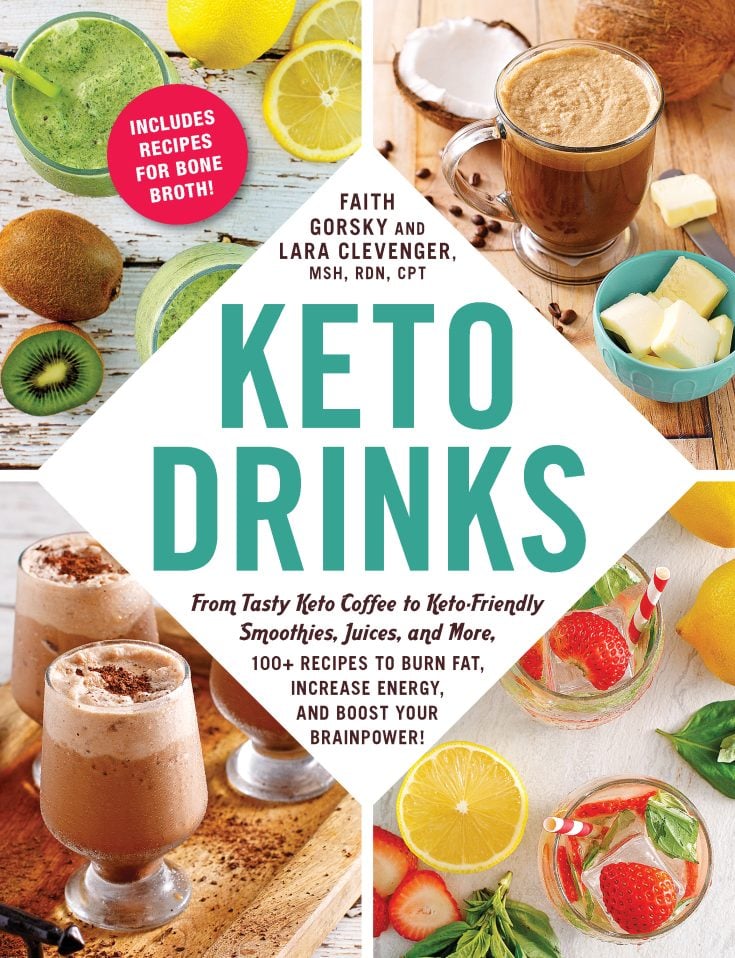 keto drinks cookbook cover