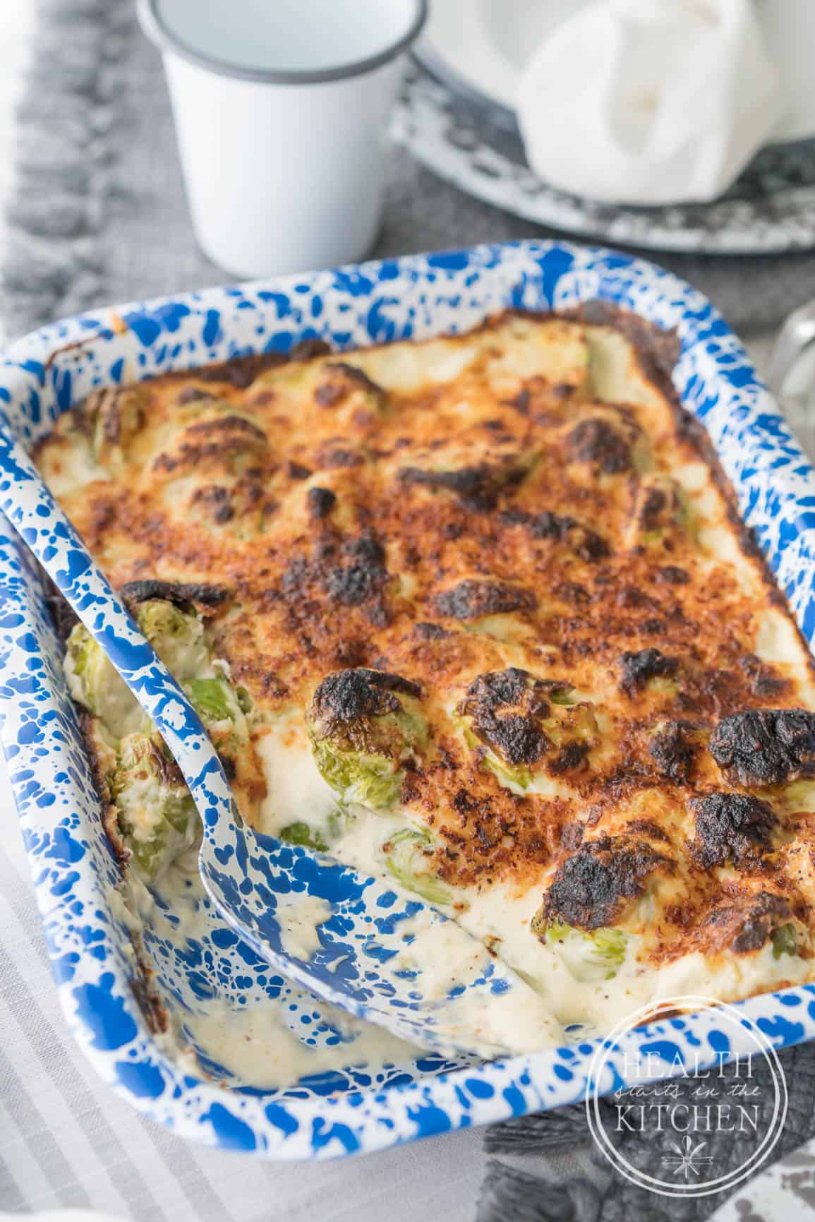 low carb brussel sprout casserole