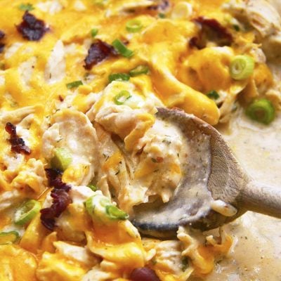 baked crack chicken featured image