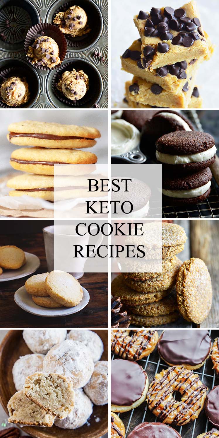 best keto cookie recipes collage
