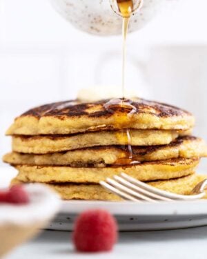 best keto pancakes recipe featured image