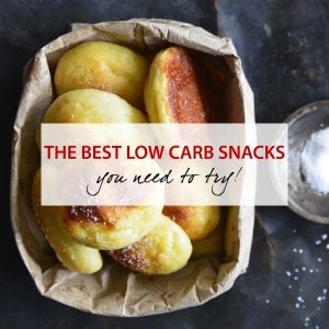 best low carb snacks featured image