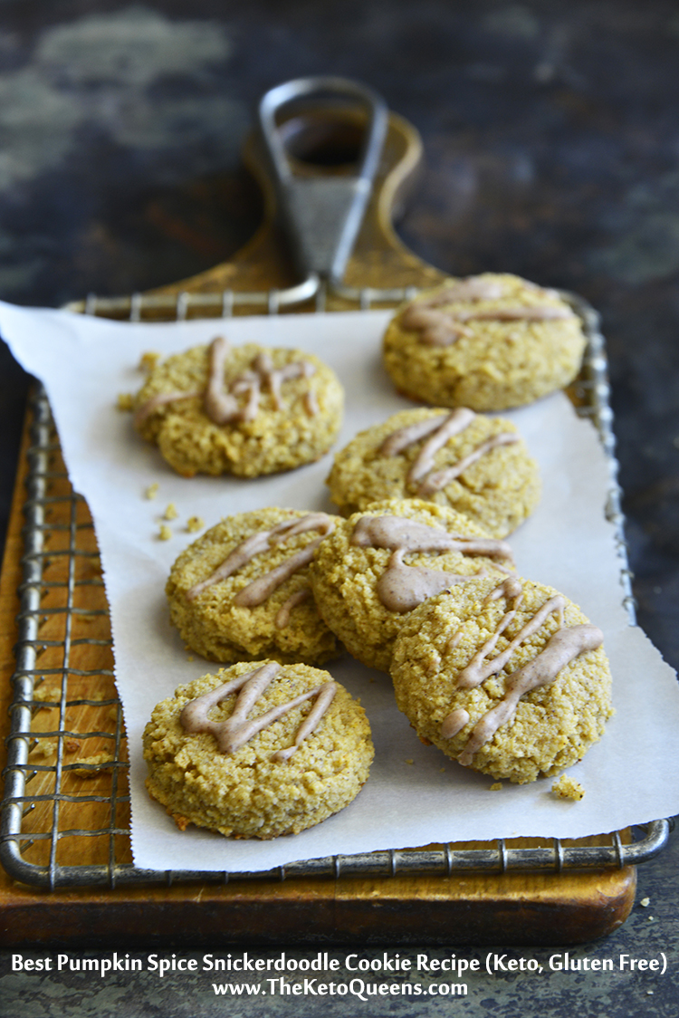Best Pumpkin Spice Snickerdoodle Cookie Recipe (Keto, Gluten Free) with Description