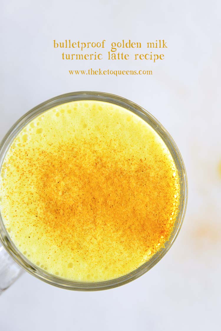 Bulletproof Golden Milk Turmeric Latte Recipe Pin