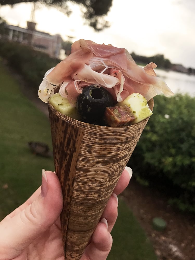 Charcuterie Cone at Food and Wine Festival Epcot