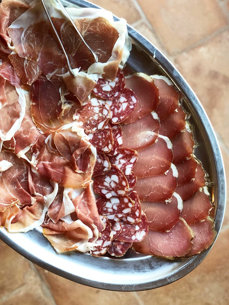 Charcuterie Platter in Tuscany