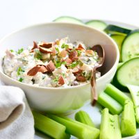 The Best Chicken Salad Recipe should not only be quick and easy, but packed full of flavor just like ours! This keto chicken salad can be made using rotisserie chicken, canned chicken, grilled chicken or freshly cooked shredded chicken.