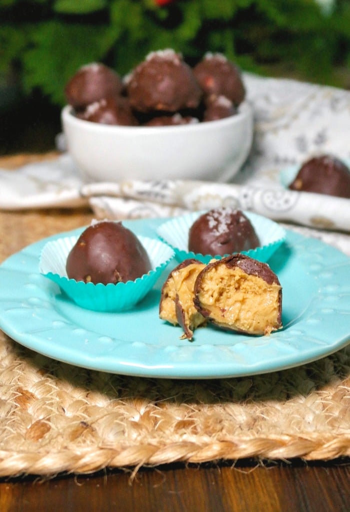 chocolate peanut butter fat bombs