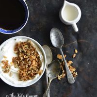 Breakfast Spread of Cinnamon Toast Crunch Low Carb Homemade Granola Recipe