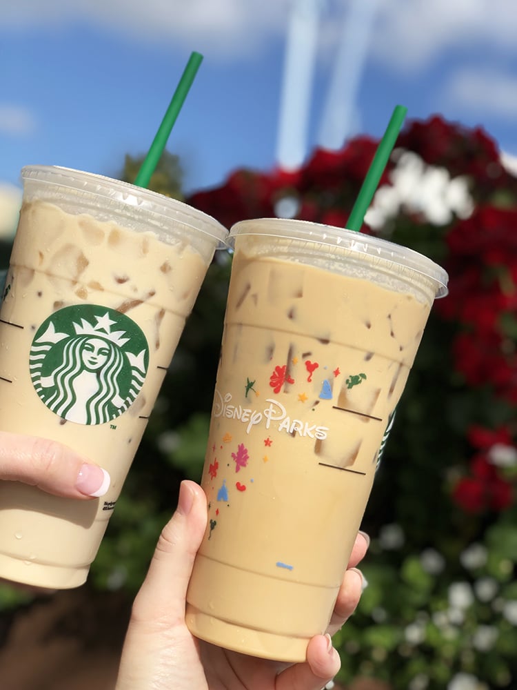 coffee with heavy cream at disney