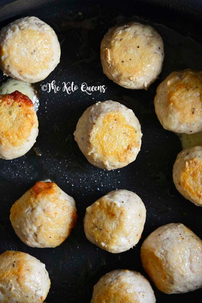 Turkey Sausage Meatballs with Sugar Free Cranberry Sauce