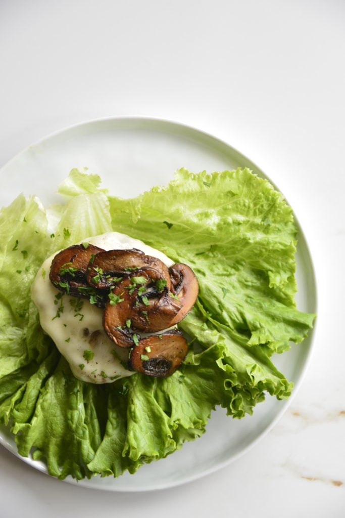 Mushroom Swiss Burger