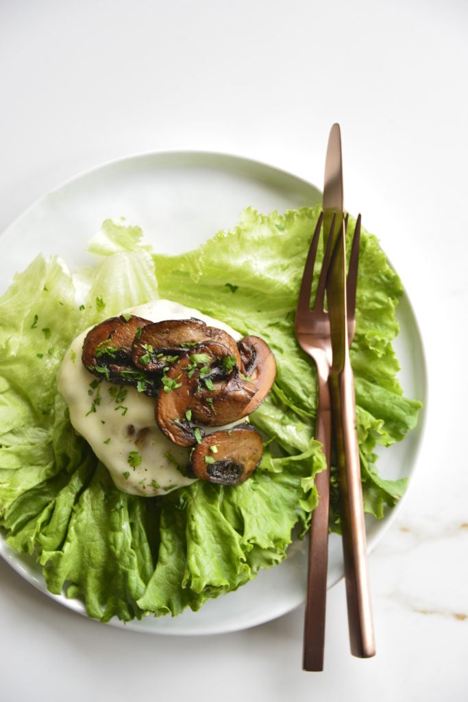 Mushroom Swiss Burger