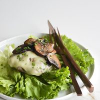 Mushroom Swiss Burger