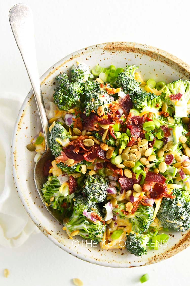 Easy Keto Broccoli Salad Recipe
