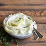 Garlic Butter Mashed Cauliflower 1