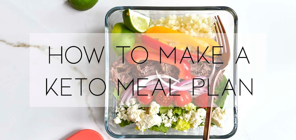 how to make a keto meal plan