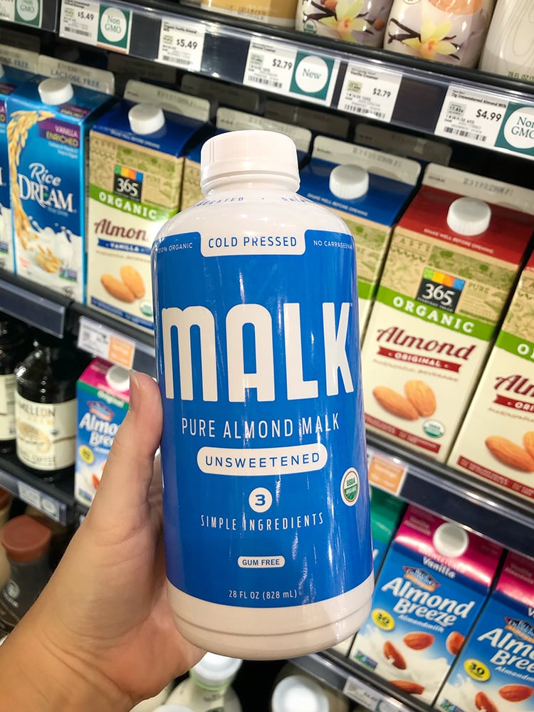 Almond Milk at Whole Foods