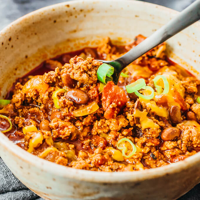 instant pot turkey chili