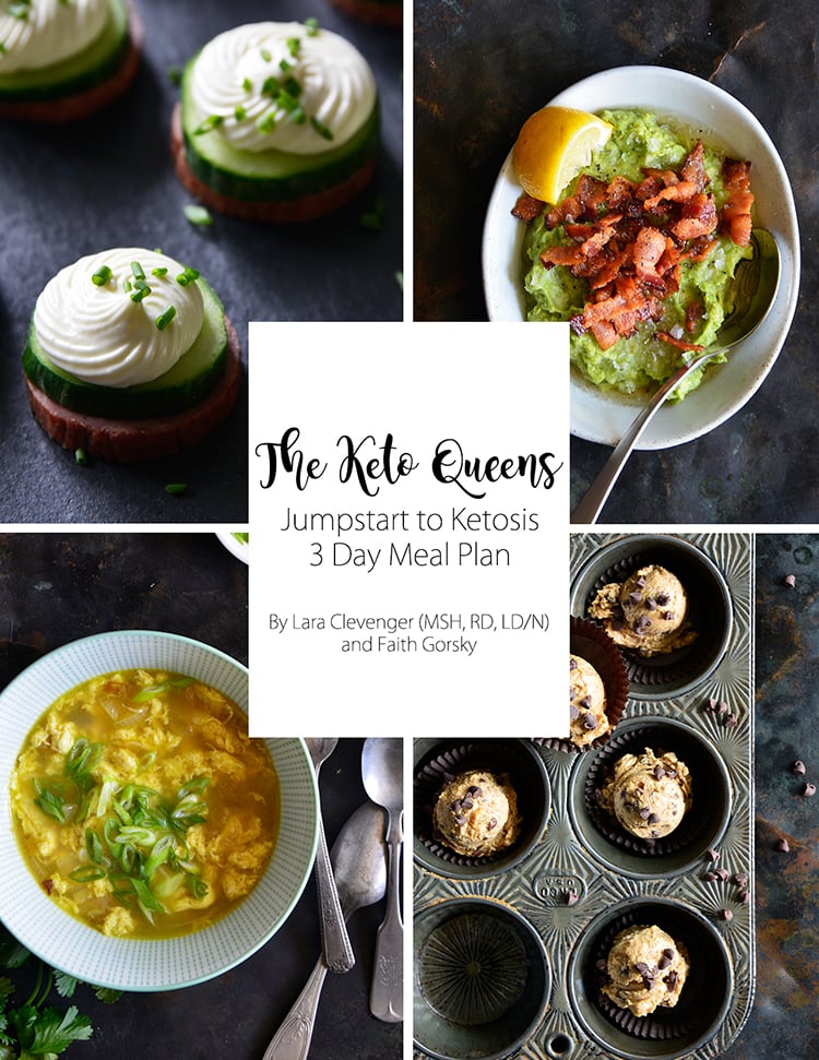 jumpstart to ketosis 3 day meal plan ebook cover