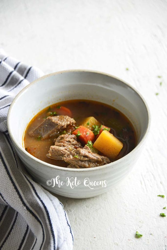 No time to make a home cooked meal? Think again! Our Keto Beef Stew Crockpot Recipe is prepped in minutes and cooks while you are at work!