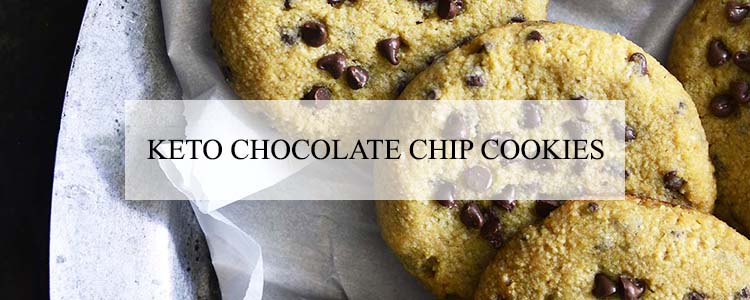 keto chocolate chip cookies banner