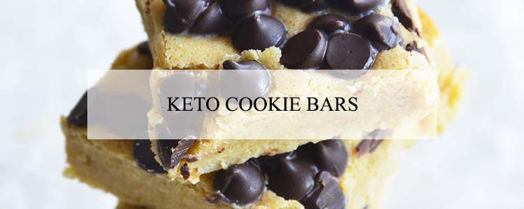 keto cookie bars banner