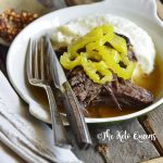 Front View of Keto Instant Pot Mississippi Pot Roast Recipe