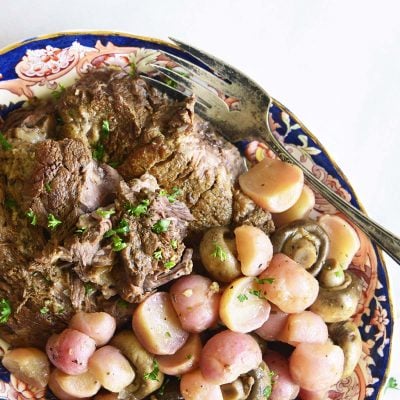 keto instant pot pot roast featured image