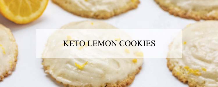 keto lemon cookies banner