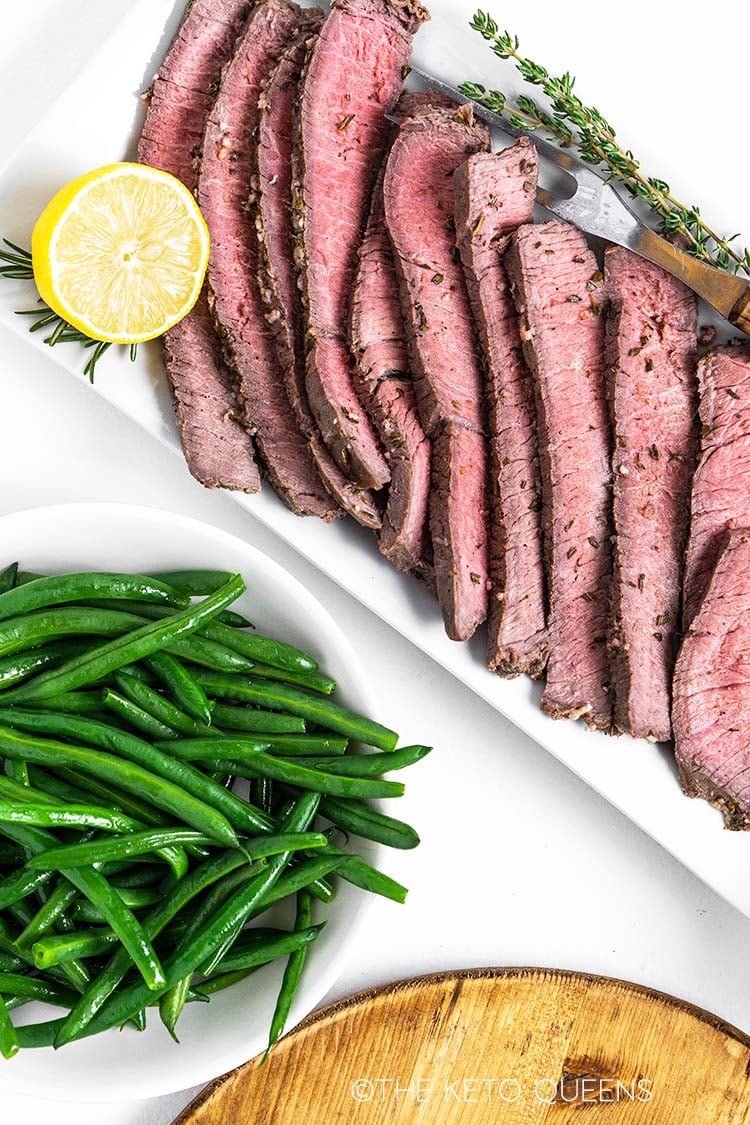 keto london broil meal