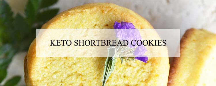 keto shortbread cookies banner