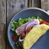 Keto Soft Wrap-Style Flatbread Stuffed with Sandwich Fillings
