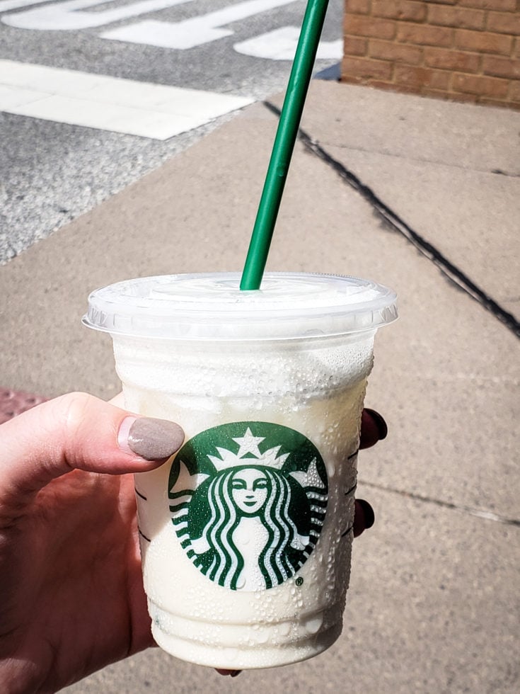 Tired of boring black coffee? Check out my top 5 Keto Starbucks Drinks to brighten your morning. picture of a keto white