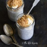 Keto Toasted Coconut Chia Pudding