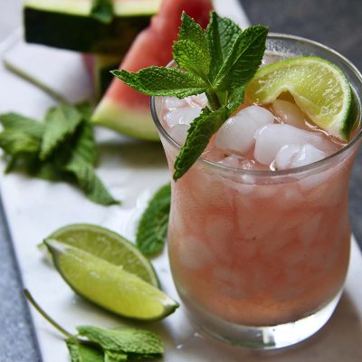 keto watermelon mojitos