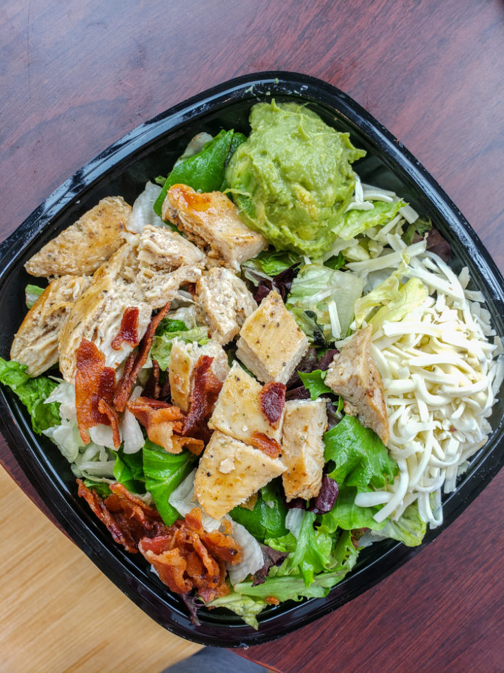 Wendy's keto options - southwestern chicken salad