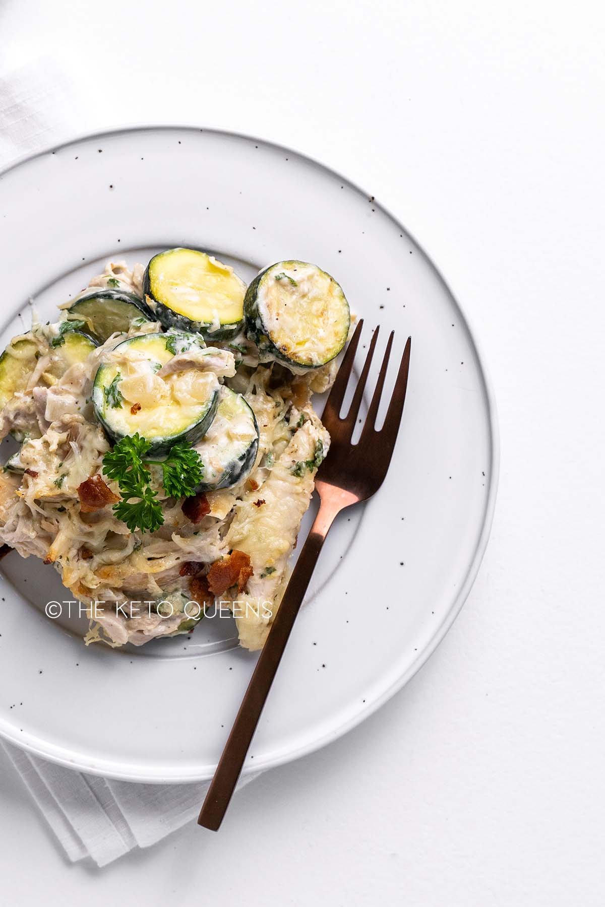 low carb chicken cordon bleu casserole