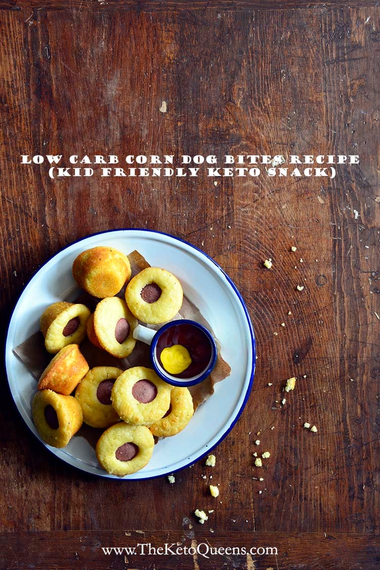 Low Carb Corn Dog Bites Recipe (Kid Friendly Keto Snack) with Description
