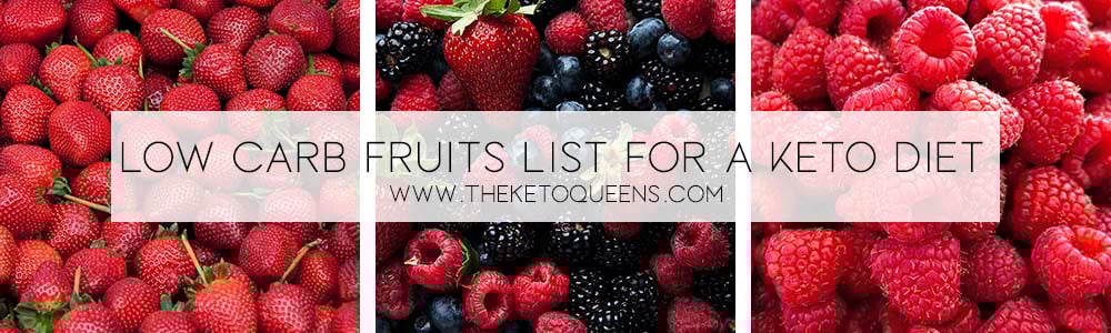 low carb fruits list for a keto diet