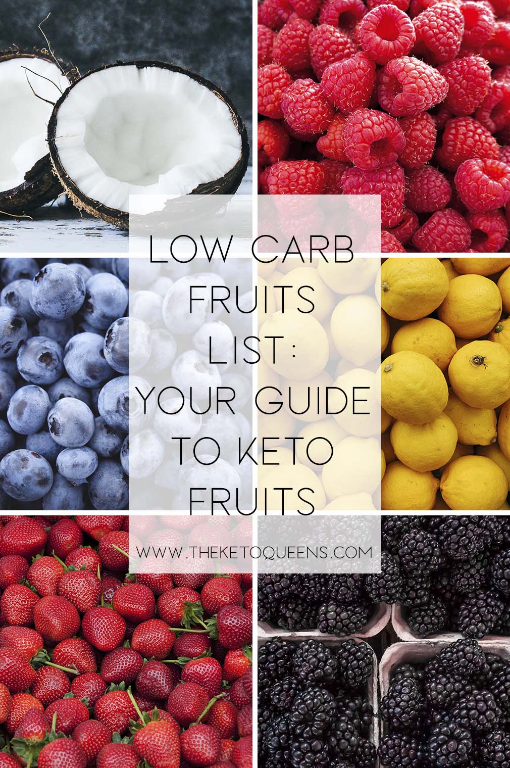 low carb fruits list