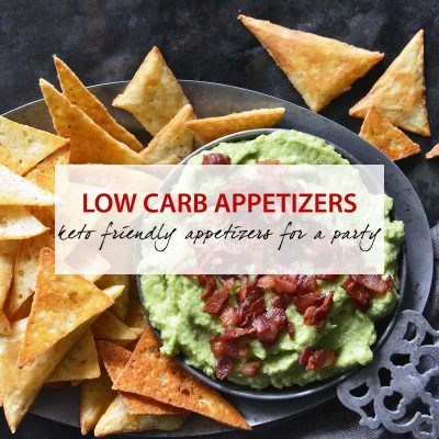 low carb party appetizers featured image
