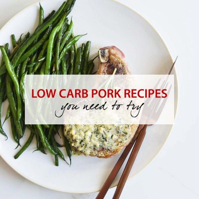 low carb pork recipes featured image