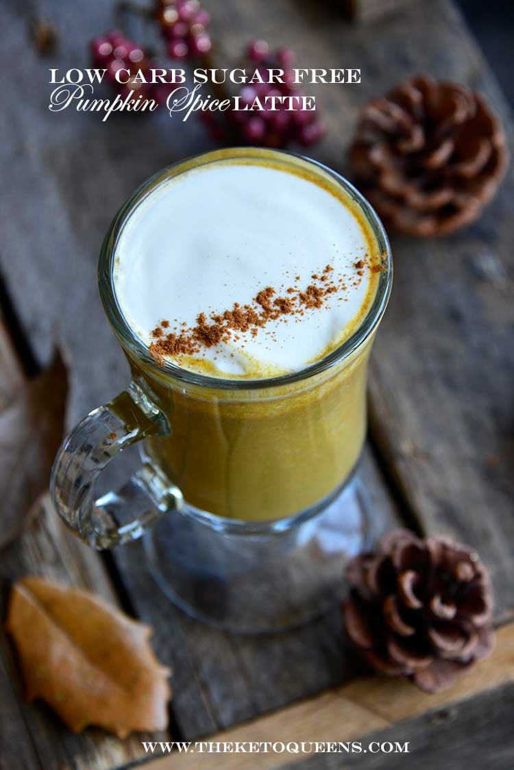 Low Carb Sugar Free Pumpkin Spice Latte with Description