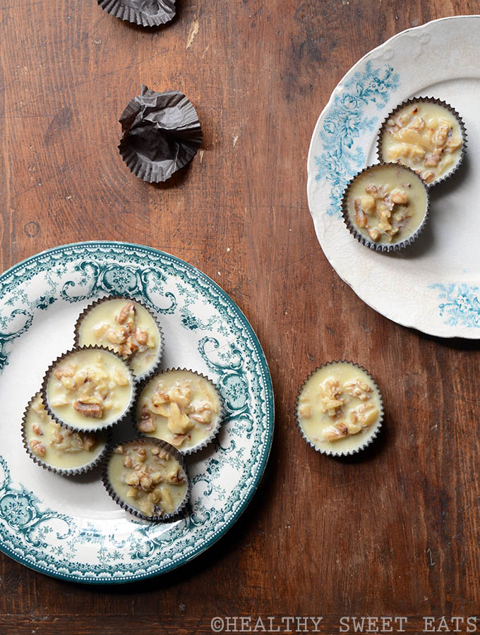 white chocolate butter pecan fat bombs