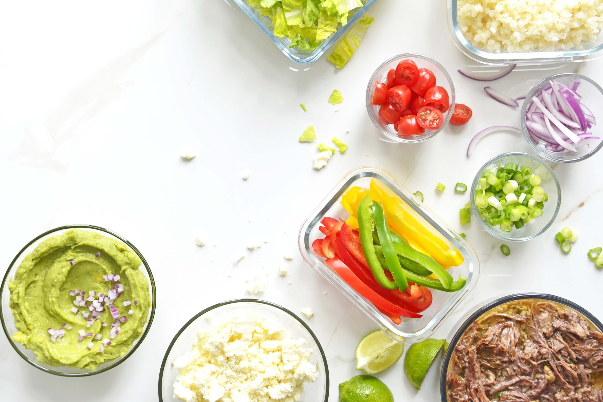 meal prep components