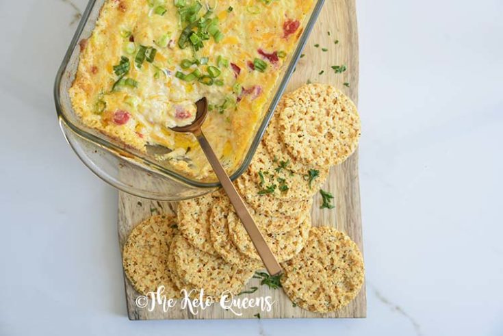 An Easy Pimento Cheese Dip so good you'll want to eat it with a spoon! Bursting with flavor, this savory dip will be a hit at your next party!