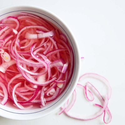 quick pickled red onion featured image