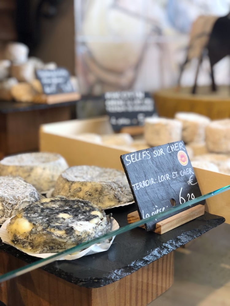 Selles sur Cher Cheese in French Cheese Shop