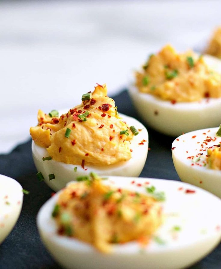 Spicy Deviled Eggs
